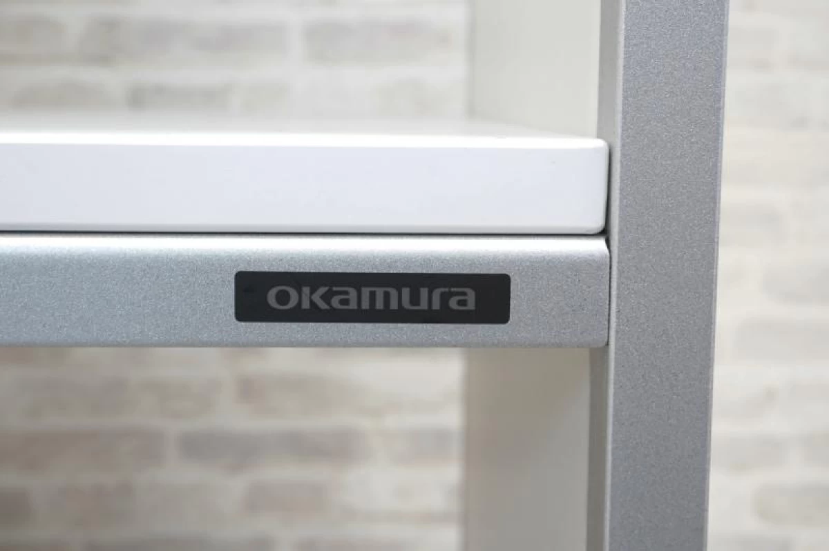 オカムラ 4L93 電話台〔側板・スクエアタイプ〕