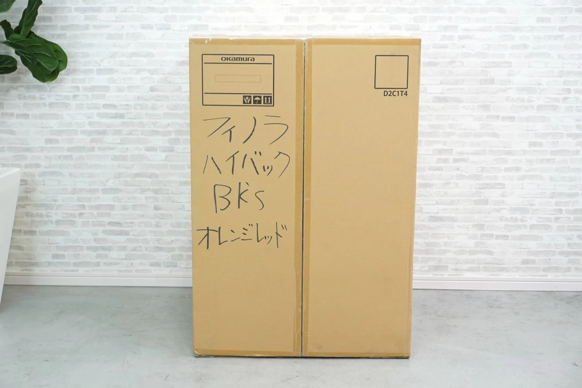 オカムラ フィノラ OAチェア〔ハイバック､背メッシュ､オレンジ〕