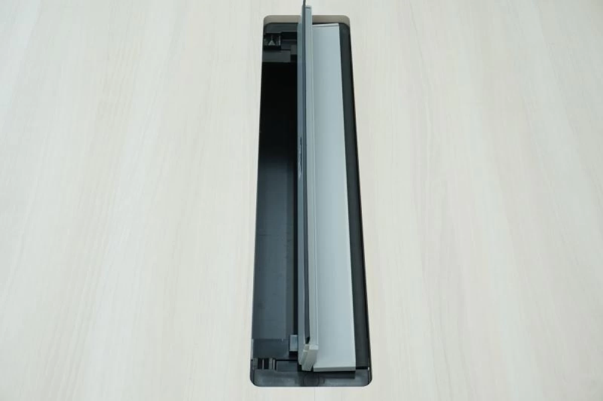 オカムラ アプションフリー 2414テーブル〔ワイド配線ユニット付〕