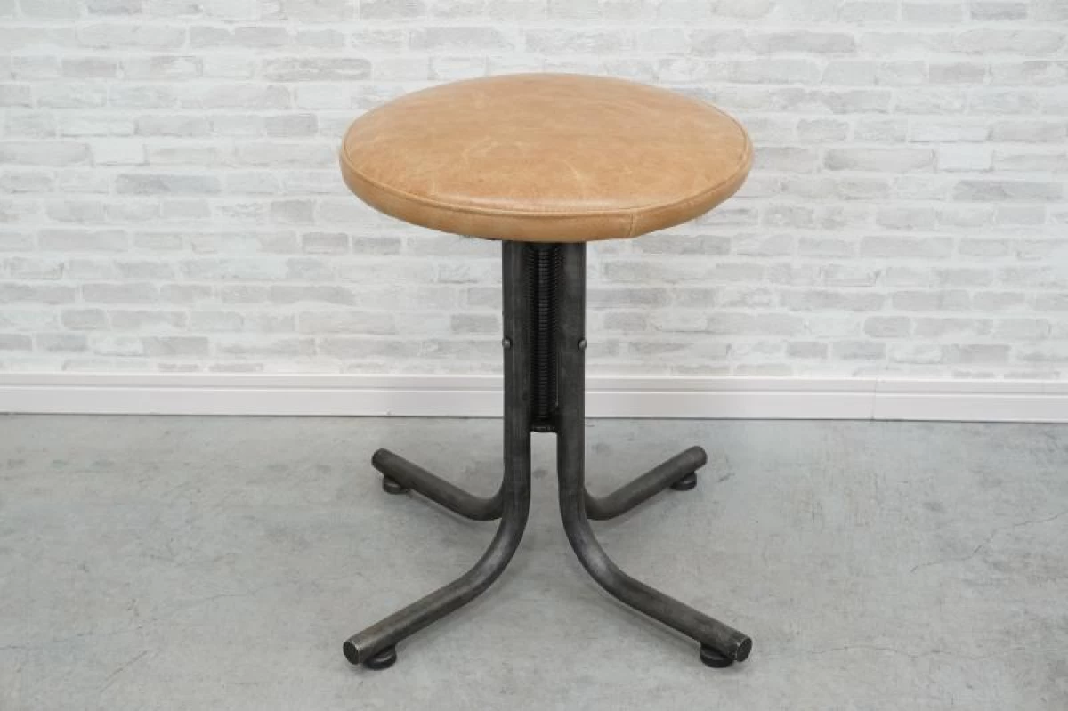 関家具 ノットアンティークス スツール4脚セット〔ブラック脚〕