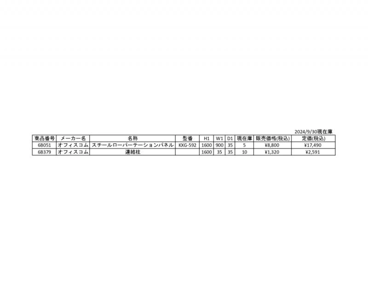 オフィスコム ローパーテーションパネル〔半透明樹脂/ブラウン〕
