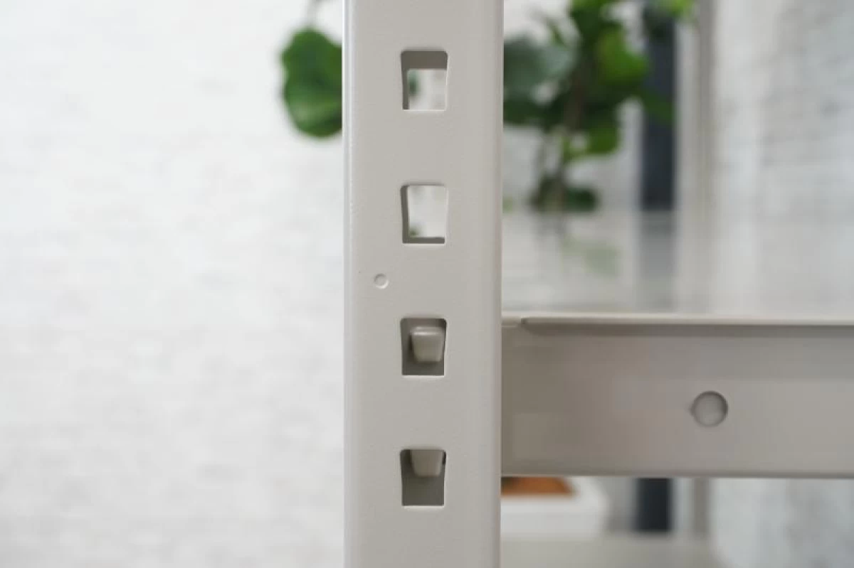 コクヨ 0945軽量棚2連セット〔H2100、天地5段､ライトグレー〕